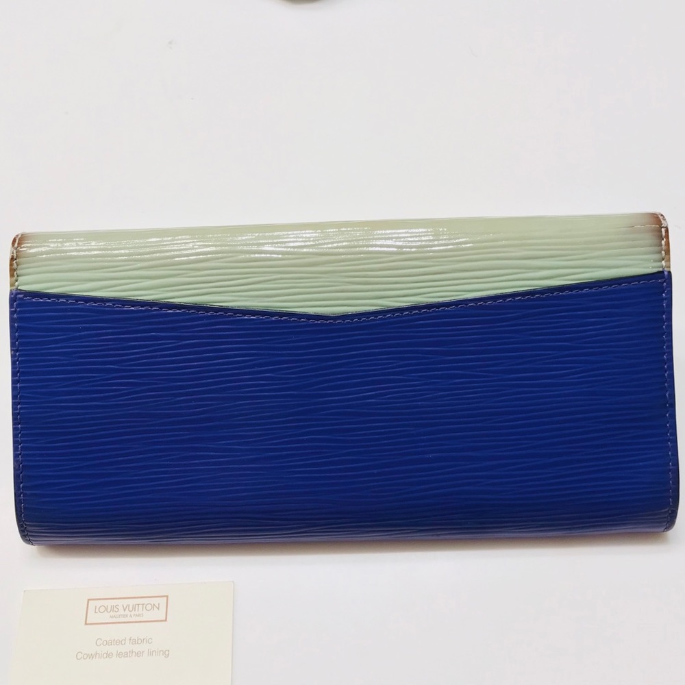 LOUIS VUITTON Electric Epi Tri-Color Flore Wallet - Picture 3 of 13